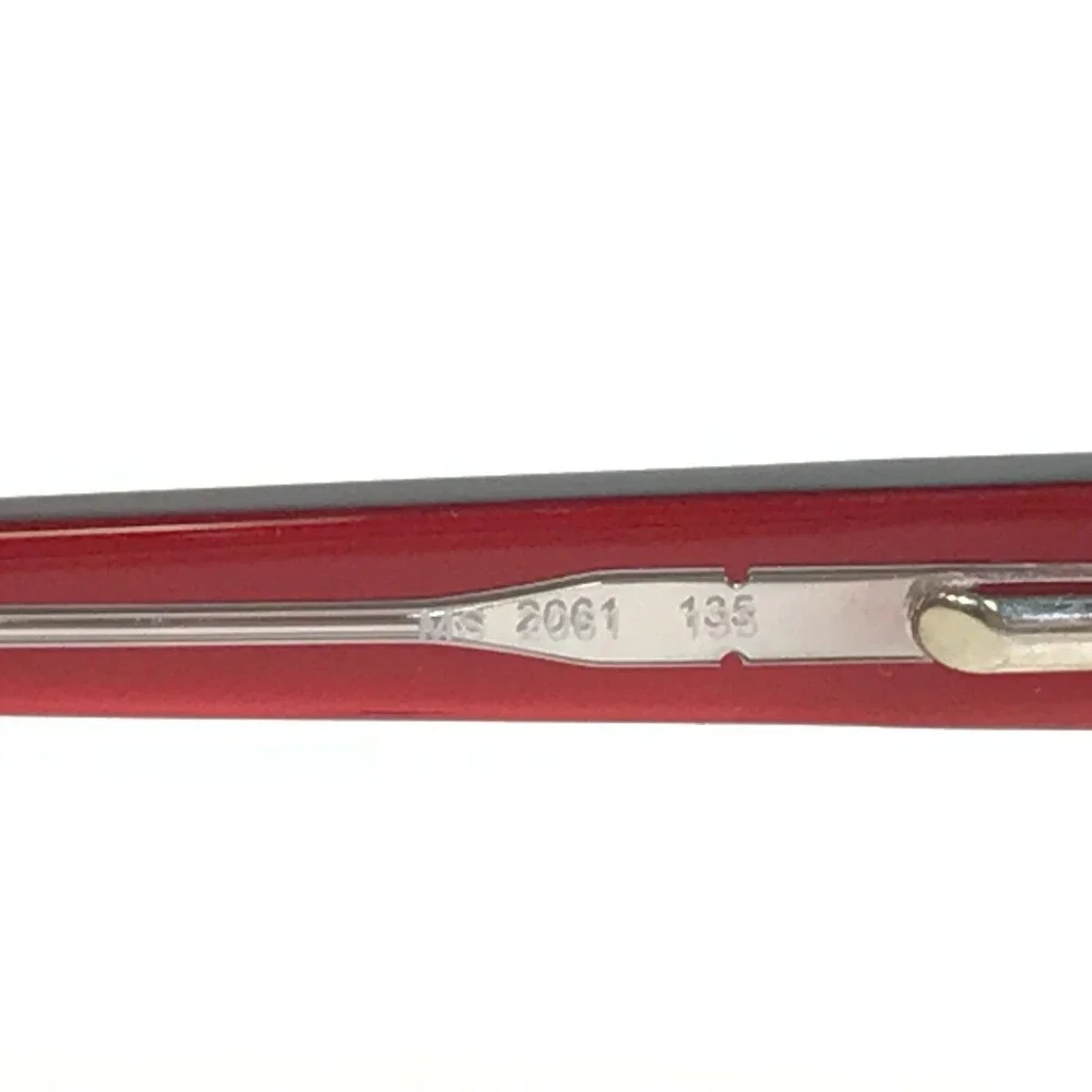 Mossimo Eyeglasses Frames MS 2061 5529 Clear Red Tortoise Cat Eye 52-17-135